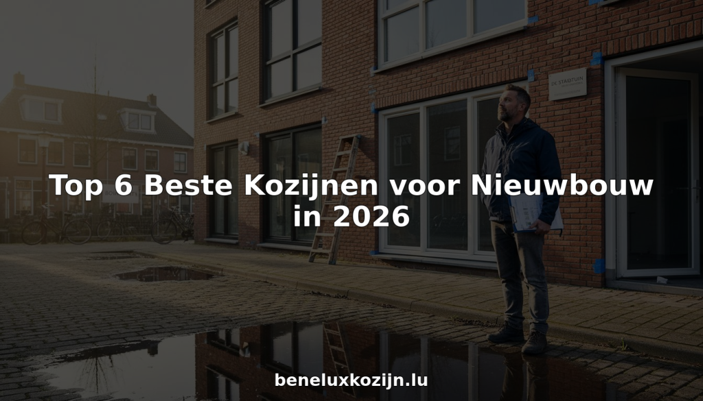 Een man bekijkt de nieuwe ramen in zijn moderne appartement.