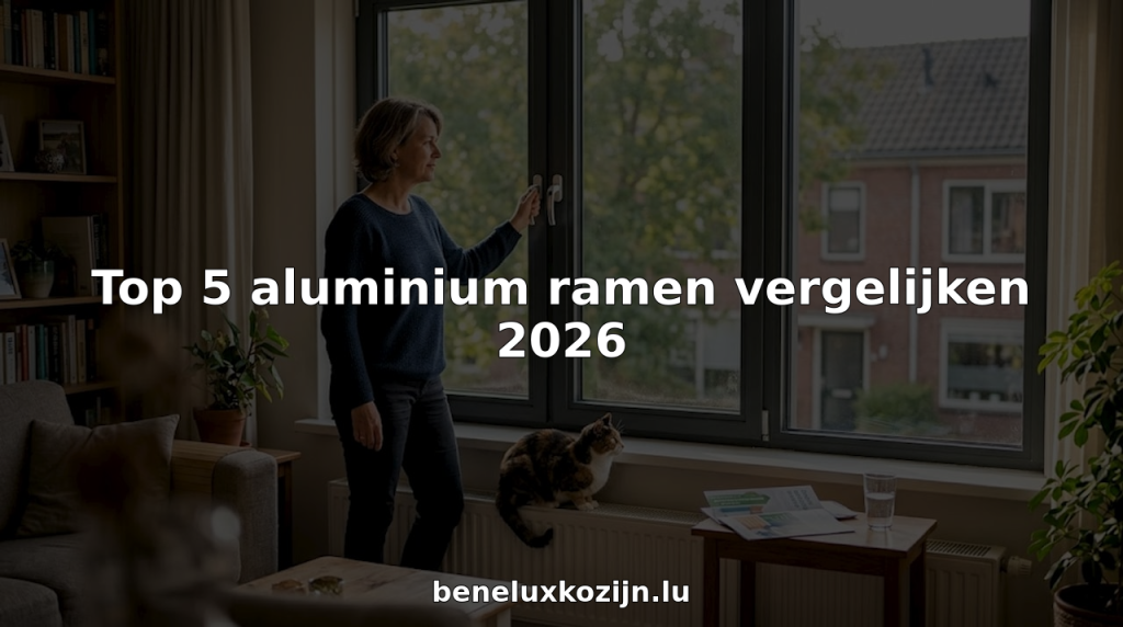 Huiseigenaar vergelijkt opties voor het plaatsen van nieuwe aluminium kozijnen