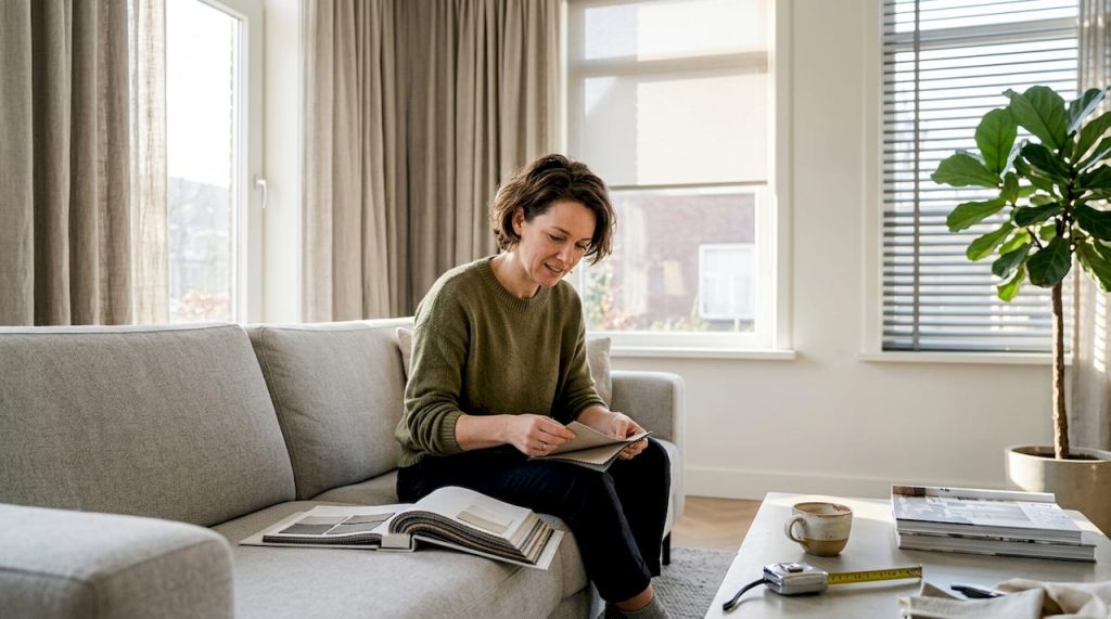 Inspiratie voor raamdecoratie in de woonkamer