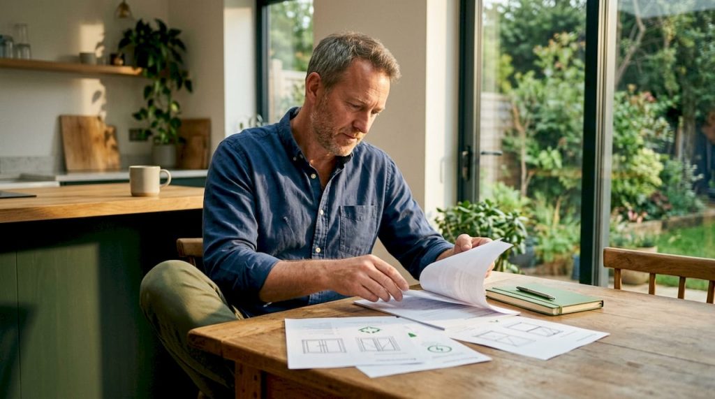 Thuis de papieren voor de energietoeslag doornemen