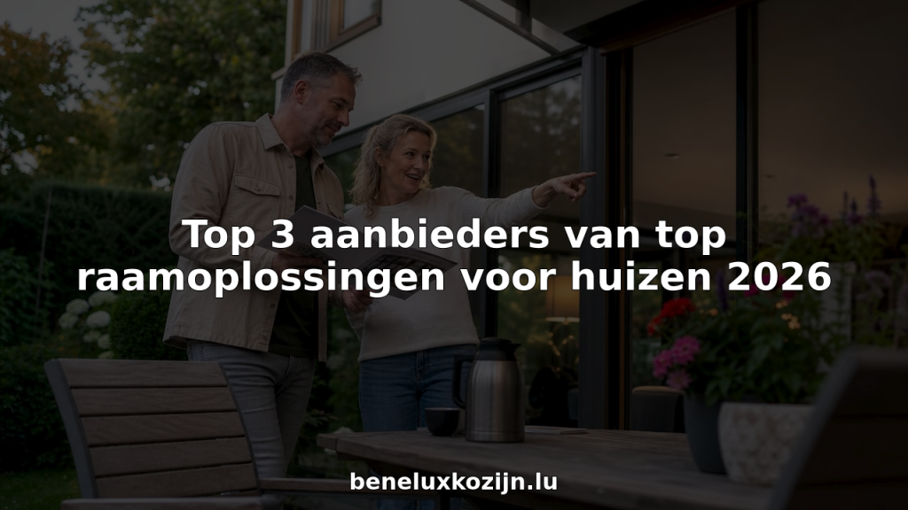 Stel zit samen in de woonkamer en bespreekt de mogelijkheden voor moderne ramen.